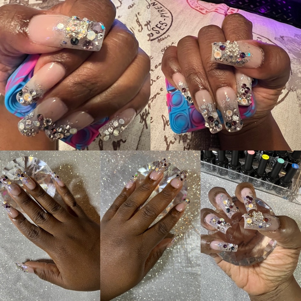 Send Nudes|Press-on Nail Set (Shown in Long Square)